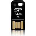 USB-Stick 64GB Silicon Power USB 2.0 COB T02 zwart/Magnet