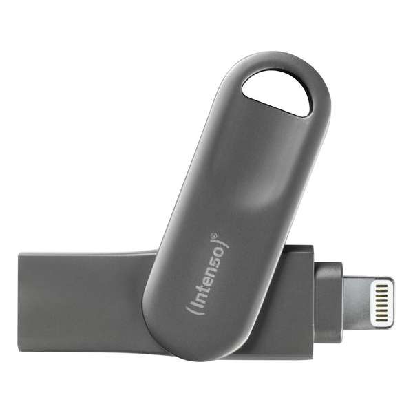 Intenso iMobile Line Pro USB flash drive 32 GB USB Type-A / Lightning 3.2 Gen 1 (3.1 Gen 1) Antraciet