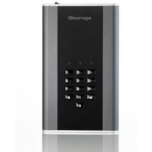 iStorage diskAshur DT 2 externe harde schijf 1000 GB Zwart, Grafiet