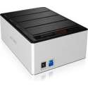 ICY BOX IB-141CL-U3 Aluminium, Zwart