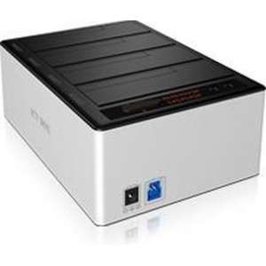 ICY BOX IB-141CL-U3 Aluminium, Zwart