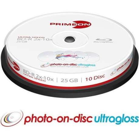 Primeon 2761316 25GB BD-R Lees/schrijf blu-ray disc