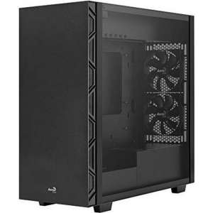 Micro ATX/ Mini ITX / ATX Midtower Behuizing Aerocool Flo BK USB 3.2 Zwart