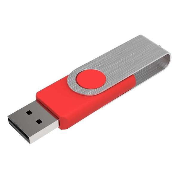 Venditio USB Twister - 16 GB - Rood - 10 stuks