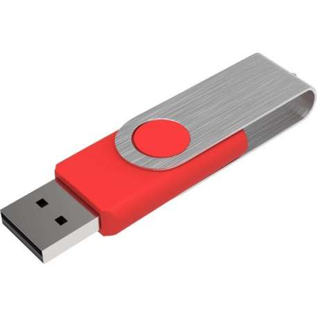 Venditio USB Twister - 16 GB - Rood - 10 stuks