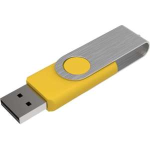 Venditio USB Twister - 16 GB - Geel - 10 stuks