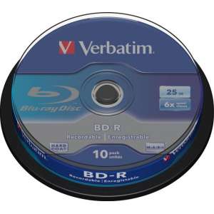 Verbatim BD-R SL 25GB 6x SP WHITE BLUE SURFACE - Rohling
