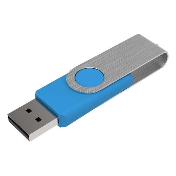 Venditio USB Twister - 16GB - Lichtblauw - 10 stuks