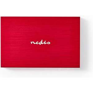 Hard Disk Enclosure | 2.5" | USB 3.1 | 6 Gbps | Aluminium | Red