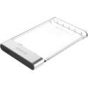 Orico harde schijf behuizing 2.5 inch - Transparant - aluminium alloy