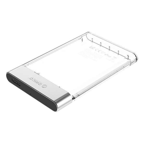 Orico harde schijf behuizing 2.5 inch - Transparant - aluminium alloy Orico harde schijf behuizing 2.5 inch - Transparant - aluminium alloy
