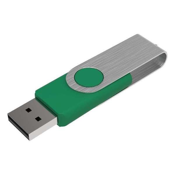 Venditio USB Twister - 8 GB - Groen - 10 stuks