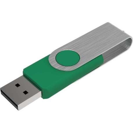 Venditio USB Twister - 8 GB - Groen - 10 stuks