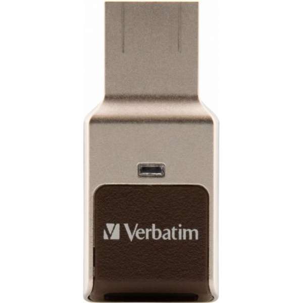 Verbatim Fingerprint Secure USB flash drive 64 GB USB Type-A 3.2 Gen 1 (3.1 Gen 1) Zilver