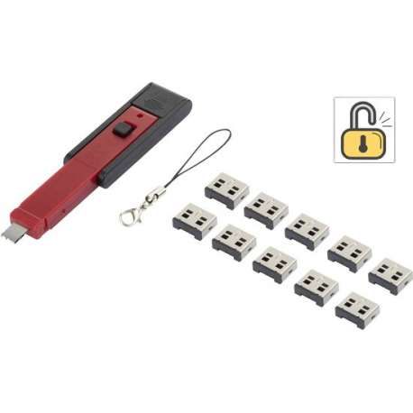 USB-poortblocker Renkforce rf-USBBlocker-01