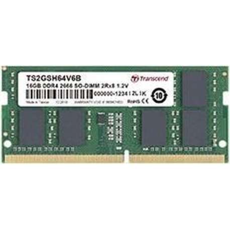 Transcend TS512MSH64V6H geheugenmodule 4 GB 1 x 4 GB DDR4 2666 MHz