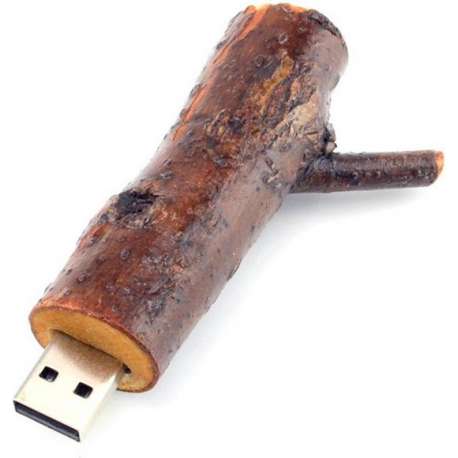 Ulticool USB-stick Tak Natuur - 16 GB - Hout - Bruin