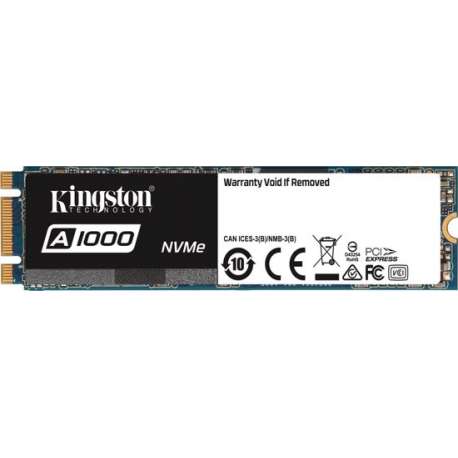 Kingston Technology A1000 internal solid state drive M.2 480 GB PCI Express 3D TLC NVMe
