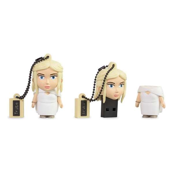 Tribe 16GB Game of Thrones - Daenerys USB flash drive 2.0 Beige, Wit, Geel