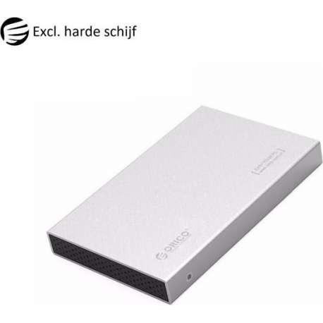 Orico HDD behuizing voor 2,5'' SATA HDD/SSD - USB3.0 / aluminium / grijs
