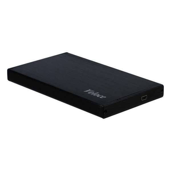 Inter-Tech Veloce GD-25612 2.5'' Zwart Stroomvoorziening via USB