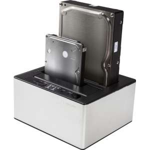 Freecom mDOCK Duplicator Zwart, Zilver