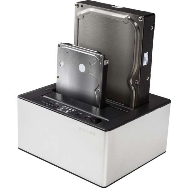 Freecom mDOCK Duplicator Zwart, Zilver