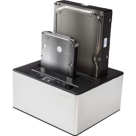 Freecom mDOCK Duplicator Zwart, Zilver