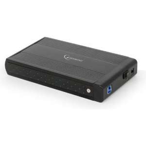 Gembird EE3-U3S-3 behuizing voor opslagstations 3.5'' HDD-behuizing Zwart