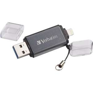 Verbatim iStore 'n' Go USB flash drive 16 GB USB Type-A / Lightning 3.2 Gen 1 (3.1 Gen 1) Grijs