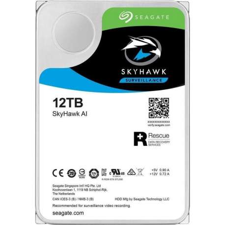 Seagate Surveillance HDD Skyhawk AI 12000 GB SATA III