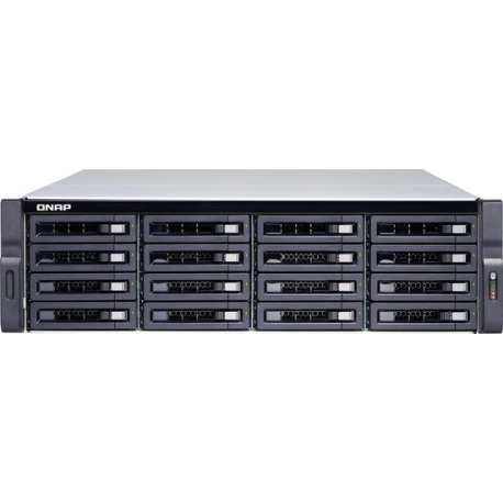 16-bay rackmount NAS AMD RX-421ND 64GB DDR4 2xM.2 2280/2260 SATA slots 4xGbE LAN