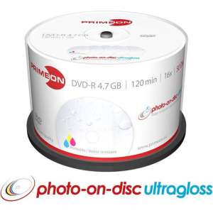 Primeon 2761207 lege dvd 4,7 GB DVD-R 50 stuk(s)