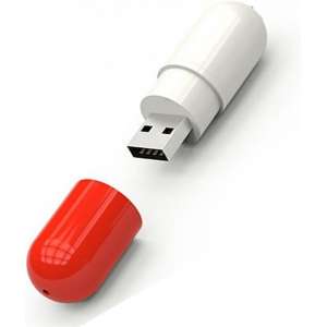 Capsule usb stick 32gb -1 jaar garantie – A graden klasse chip