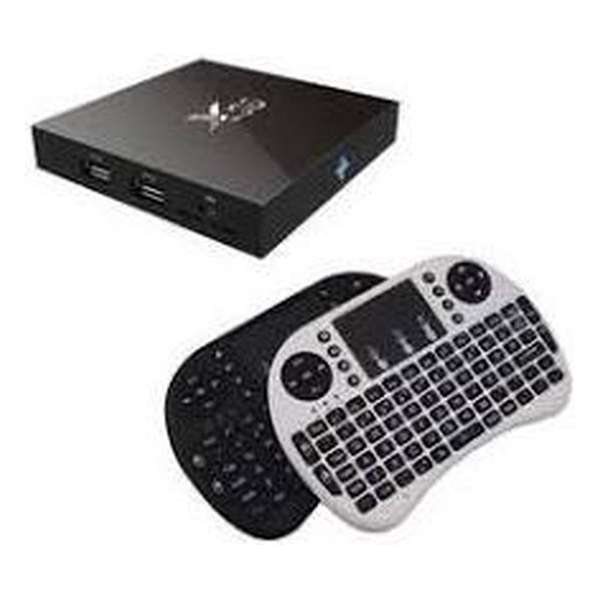 X96 Android Media TV Box Ultra HD 4K S905X Kodi 17.1 Android 6.0 - 2GB 16GB + GRATIS Rii i8 Wit draadloos toetsenbord