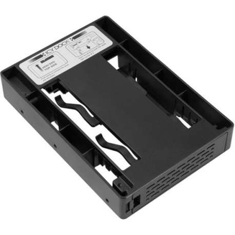 Icy Dock MB882SP-1S-3B drive bay panel 8,89 cm (3.5'') Carrier panel Zwart