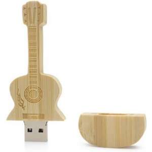Hout gitaar usb stick 8gb