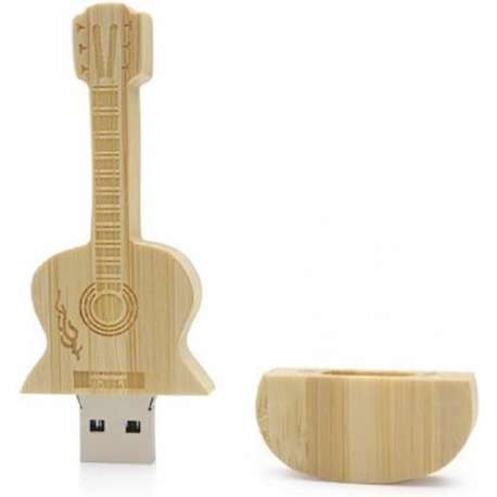 Hout gitaar usb stick 8gb