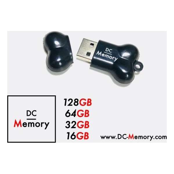 DC-Memory Bone 3.0 USB Stick 64GB - Zwart