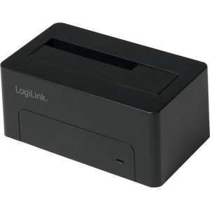 LogiLink QP0026 basisstation voor opslagstations USB 3.2 Gen 1 (3.1 Gen 1) Type-B Zwart