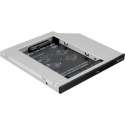 Akasa N.Stor S9 2.5'' HDD-/SSD-behuizing Grijs