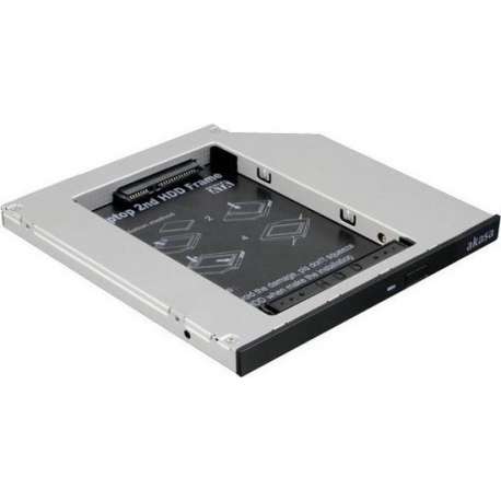 Akasa N.Stor S9 2.5'' HDD-/SSD-behuizing Grijs