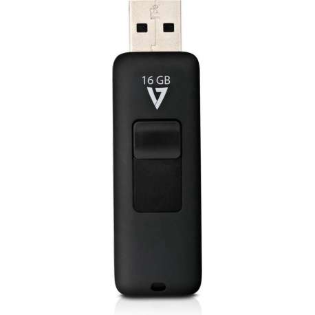 V7 VF216GAR-3E USB flash drive 16 GB USB Type-A 2.0 Zwart
