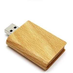 Hout boek usb stick 32gb