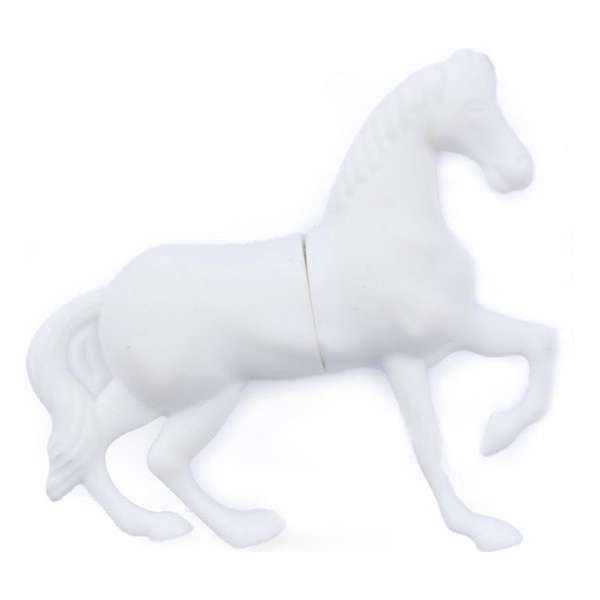 Paard Wit - USB-stick - 8 GB