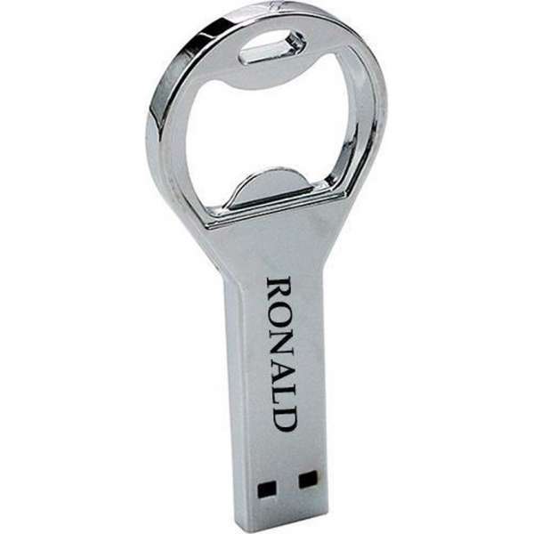 Opener flesopener usb stick met naam 16GB