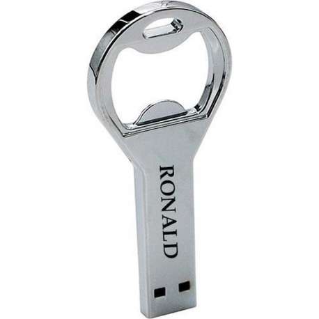 Opener flesopener usb stick met naam 16GB