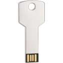 64 GB USB Stick Geheugenkaart - Sleutelhanger Zilver