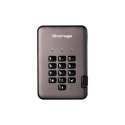 iStorage diskAshur PRO2 externe harde schijf 2000 GB Zwart, Grafiet