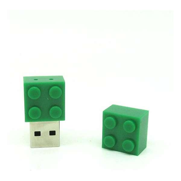 USB stick 8 GB Lego blokje - groen